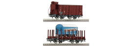 H0 “Schenker” goods wagon set of the DB