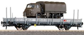 H0 Flat Car with load SBB